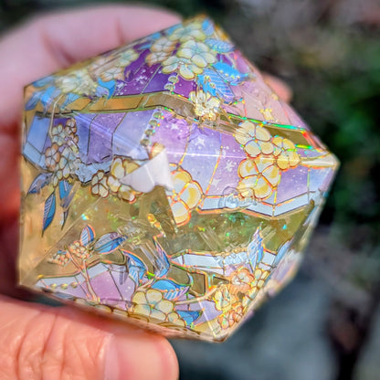 [Minor Flawed] Celestial Blessing 55mm Kanji Chonk D20