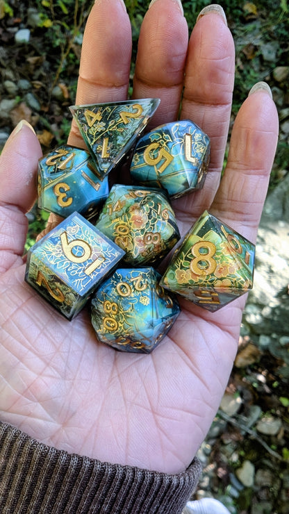 Apothecary's Garden Washi Tape Dice Set (Moonlight Series)