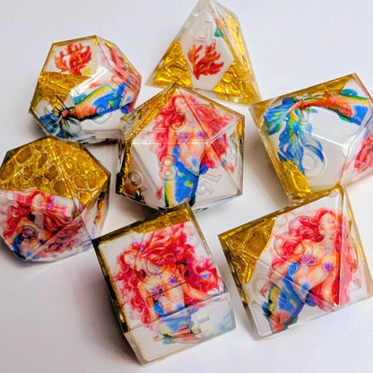 Mermaid and Sunken Treasure Washi Tape Dice Set