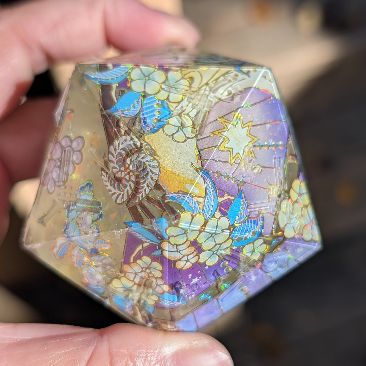 [Minor Flawed] Celestial Blessing 55mm Kanji Chonk D20