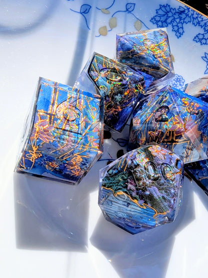 Winter Flower Window Washi Tape Dice Set