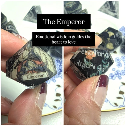 Tarot Card Self-Love Washi Tape Dice Set