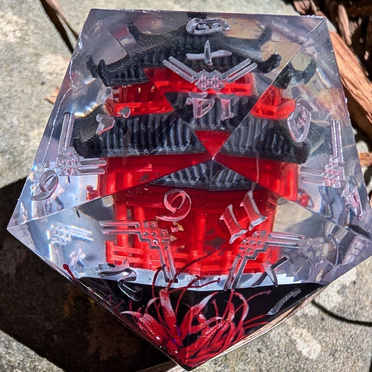 Minor Flawed Spiderlily Temple 55mm Diorama Kanji Chonk