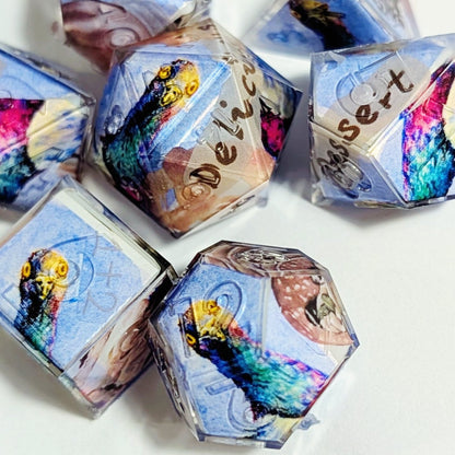 Goofy Pigeon Washi Tape Dice Set