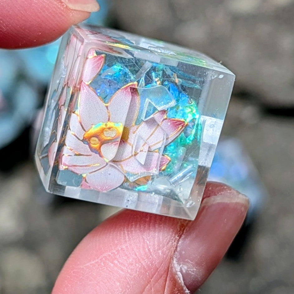 Lotus Reflection Dice Set with Alt Shapes