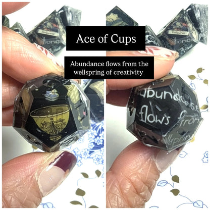 Tarot Card Self-Love Washi Tape Dice Set