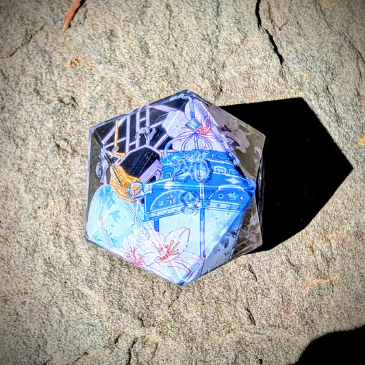 (Minor Flawed)Blue Porcelain Story Washi Tape 35mm Chonk