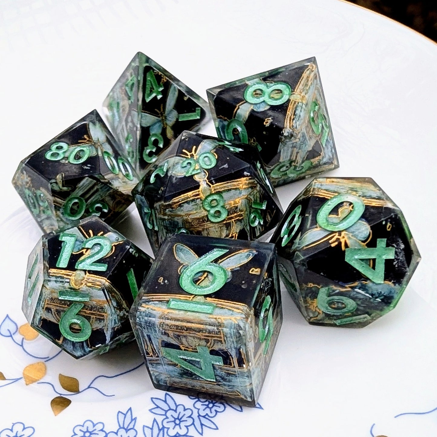 Midnight Flutter Washi Tape Dice Set