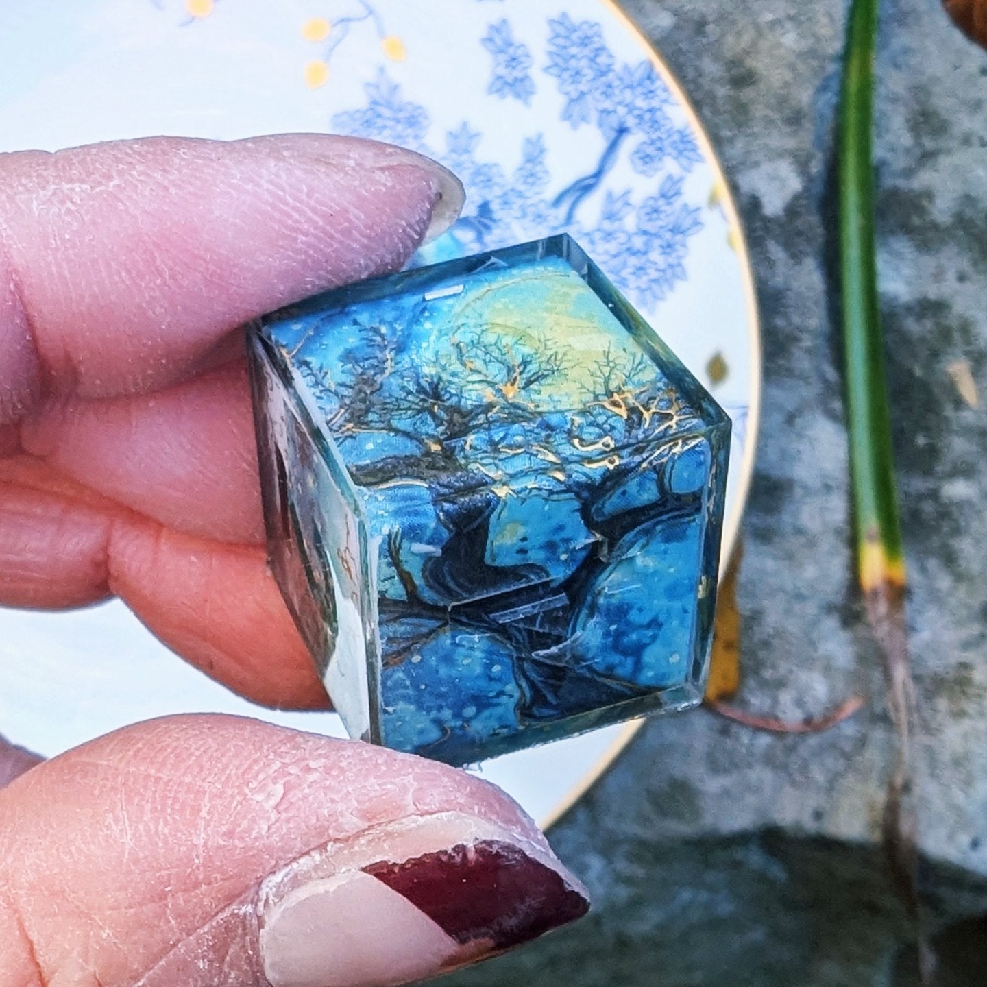 Moonlight Hollow Forest Washi Tape Dice Set